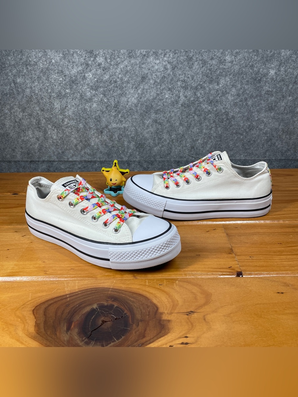 Converse Chuck Taylor All Star Lift WOMENS SIZE 8 Egret Floral Platform 570920C
